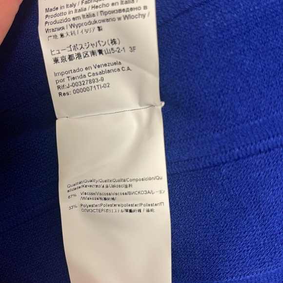 Hugo Boss Blue Dress NWT - Picture 7 of 8